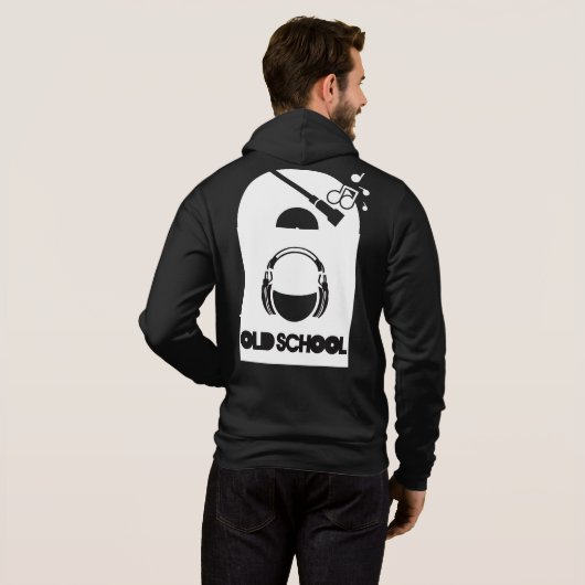 PULL À CAPUCHE ANCIENNE ÉCOLE (Dos entier)