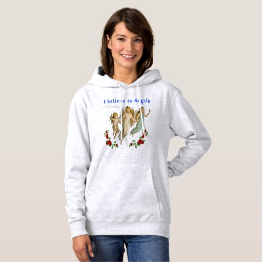 Pull À Capuche Anges (Devant entier)