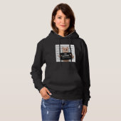 Pull À Capuche angry Cat Quote Bad Cattitude katty for ailurophil (Devant entier)