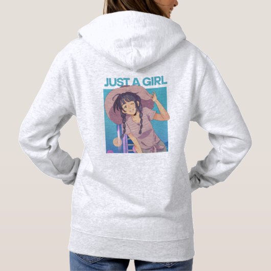 Pull À Capuche "Anime élégant - Vêtements tendance pour Anime (Dos)