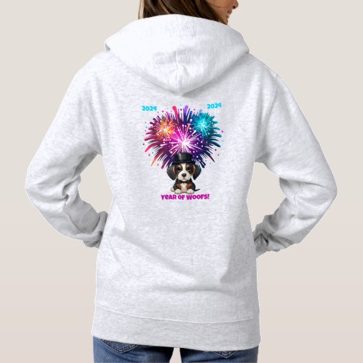 Pull À Capuche Année de Woofs! (Dos)
