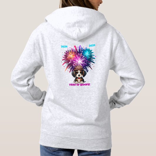 Pull À Capuche Année de Woofs! (Dos)