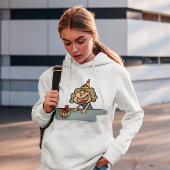 Pull À Capuche Anniversaire Fille Avec Un Cadeau