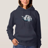 Pull À Capuche Antarctica Penguin Emblem – Polar Explorer Design (Devant)