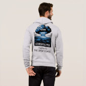 Pull À Capuche Apocalypse Azure – J'ai Survécu à la Grande Panne (Dos entier)