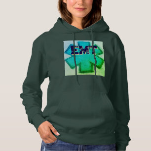 Pull À Capuche Aqua EMT pour femmes