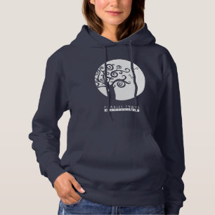 Pull À Capuche Arbre CTM Circle avec logo en ligne Sweatshirt fem