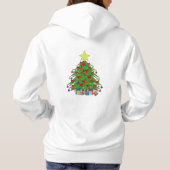 Pull À Capuche Arbre de Noël (Dos)