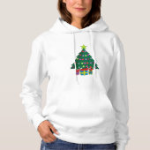 Pull À Capuche Arbre de Noël (Devant)