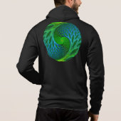 Pull À Capuche Arbre De Vie Fractale Spirale (Dos)