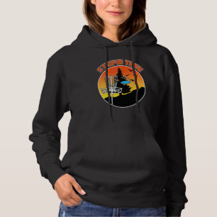 Pull À Capuche Arbre idiot Pinède Coucher de soleil Disque Frisbe