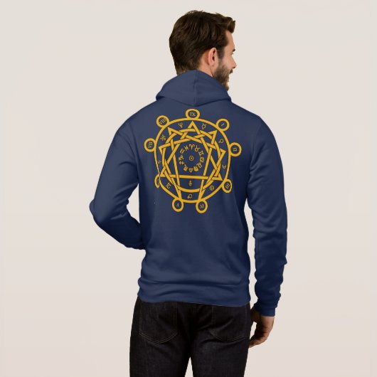 Pull À Capuche Arcane Enneagram (Dos entier)