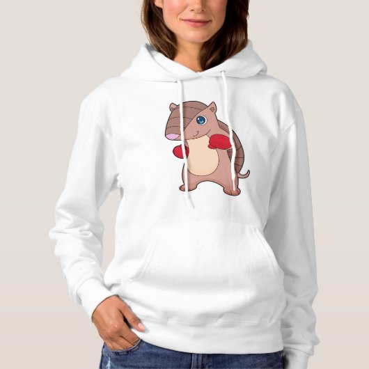 Pull À Capuche Armadillo Boxer Gants de boxe (Devant)