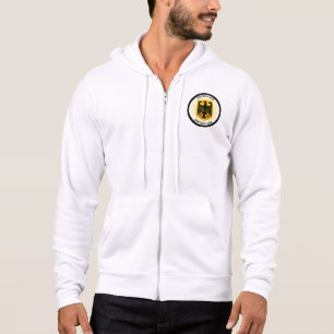 Pull À Capuche Armoiries d'Allemagne forme de cercle