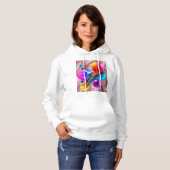 Pull À Capuche Art Coloré  (Devant entier)