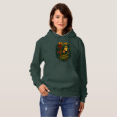 Pull À Capuche Art floral de la déesse lunaire des rêves éternels (Devant entier)