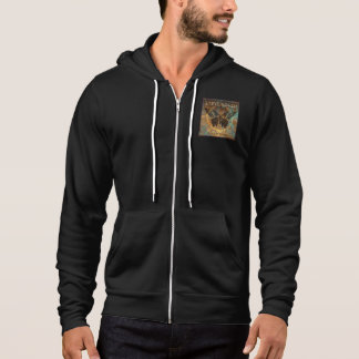 Pull À Capuche Art noir de couverture de papillon, la veste des
