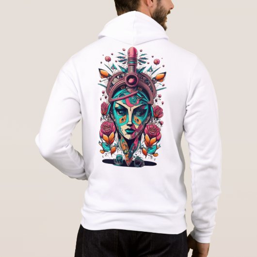 Pull À Capuche Art unique (Dos)