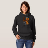 Pull À Capuche Assistant Médicale Amour Halloween Citrouille S (Devant entier)