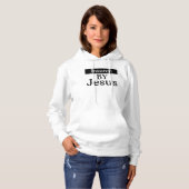 Pull À Capuche Assuré par Jésus Force Spirituelle Chrétienne (Devant entier)