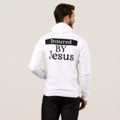 Pull À Capuche Assuré par Jésus Force Spirituelle Chrétienne (Dos entier)
