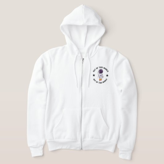 Pull À Capuche Astronaut logo veste Out Of This World Devi Co. (Poser)