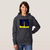 Pull À Capuche astronaute astronaute de vaisseau spatial de fusée (Devant entier)