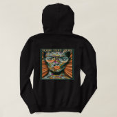 Pull À Capuche Atteindre votre texte Art de rue design unique Noi (Design dos)