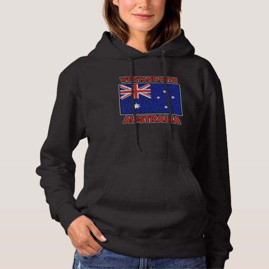 Pull À Capuche Australie pour les hommes et les femmes se tienne (Devant)