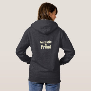 Pull À Capuche Autestic & Proud Neurodiversity Autism Pride