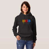 Pull À Capuche Autism Aware Puzzle Chemical Element (Devant entier)