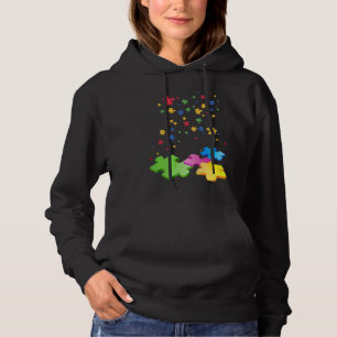 Pull À Capuche Autisme puzzle pièce amour conscience vie mère gué