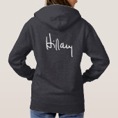 PULL À CAPUCHE AUTOGRAPHIE HILLARY (Dos)