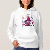 Pull À Capuche Aventure spatiale martienne Yip Yip (Devant)