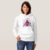 Pull À Capuche Aventure spatiale martienne Yip Yip (Devant entier)