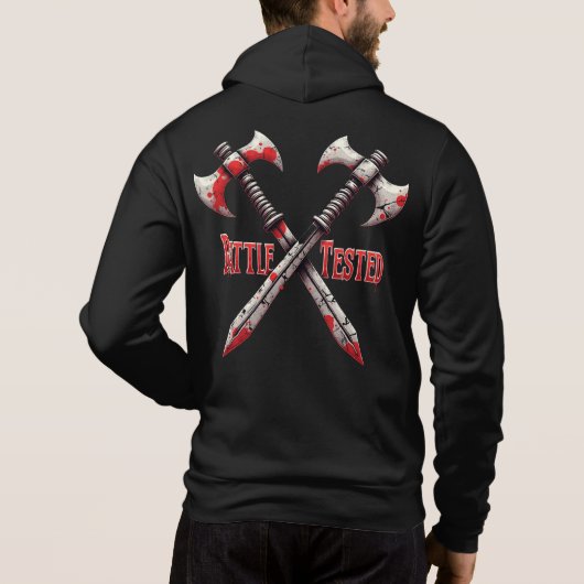 Pull À Capuche Axes testés - Guerrier Grit (Dos)