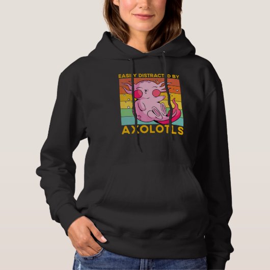 Pull À Capuche Axolotl Amphibian Sayings 4 (Devant)