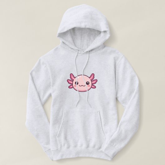 pull à capuche axolotl esthétique (Design devant)