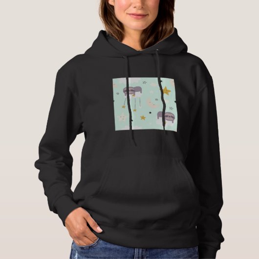 Pull À Capuche Baby Sloth Star (Devant)