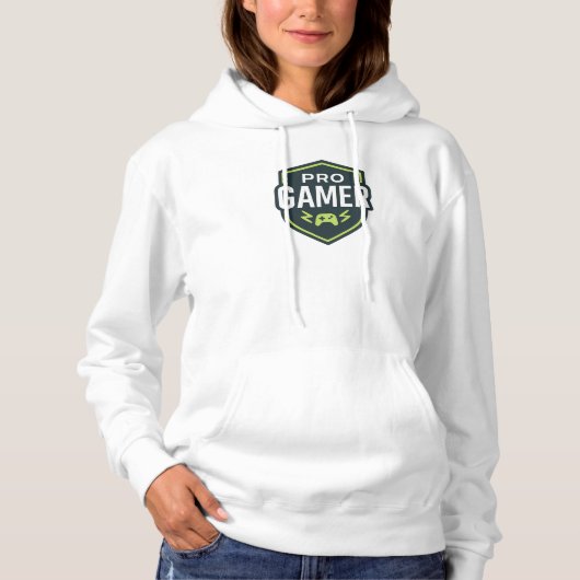 Pull À Capuche Badge PRO GAMER Shield (Devant)
