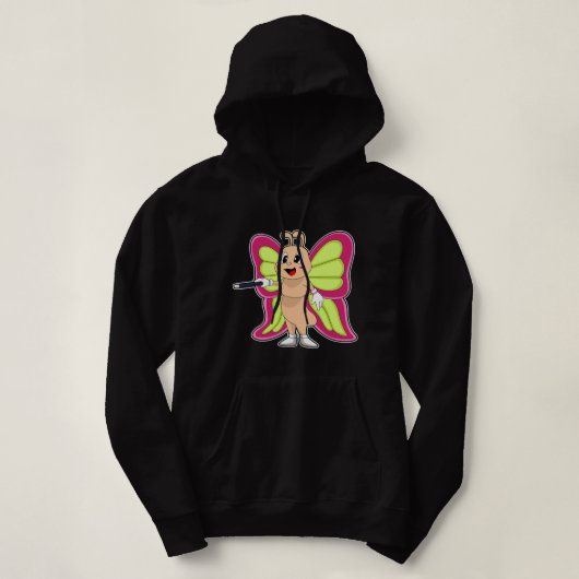 Pull À Capuche Baguette magique de l'Assistant Papillon (Design devant)