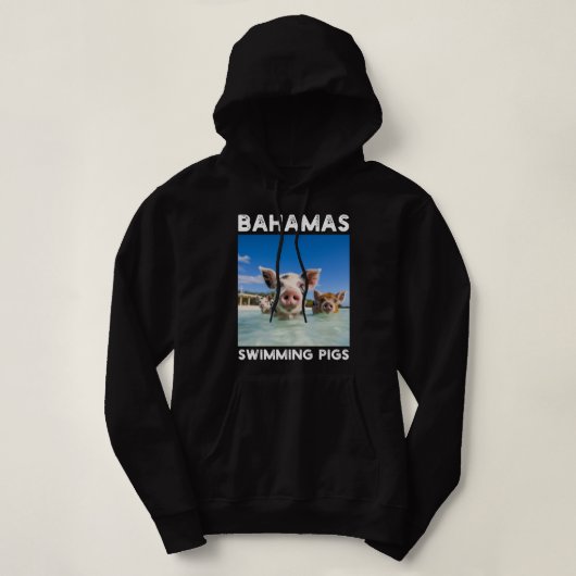 Pull À Capuche Bahamas Pigs de natation Exuma (Design devant)