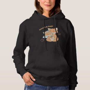 Pull À Capuche baisers et câlins, Renards dans l'amour