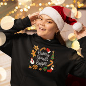 Pull À Capuche Baking Spirits Bright Gingerbread Noël Cookie