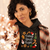 Pull À Capuche Baking Spirits Bright Gingerbread Noël Cookie