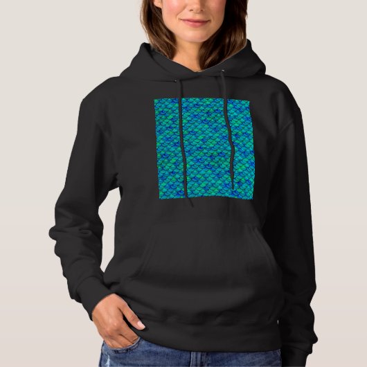 Pull À Capuche Balances bleues Aqua (Devant)