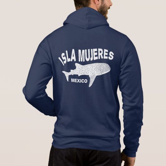 Pull À Capuche Baleine Requin Plongée sous-marine | Isla Mujeres (Dos)