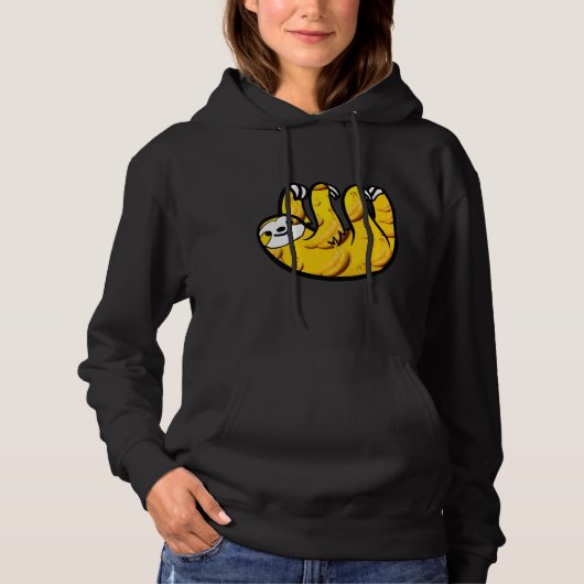 Pull À Capuche Banana Sloth 16 (Devant)