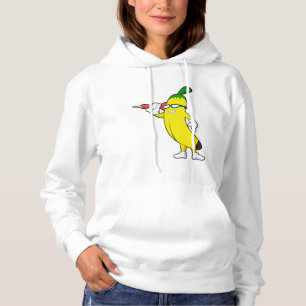 Pull À Capuche Banane aux fléchettes avec fléchettes