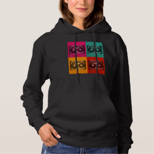Pull À Capuche Bande Cassette Pour 80s 90s Vintage Rétro